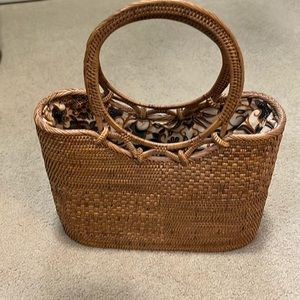 Natural Woven Purse